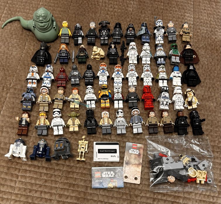 Лего фигурки по звездным войнам и властелину колец