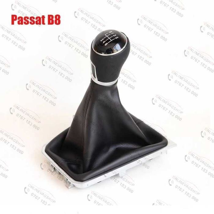Nuca schimbator piele cu manson Passat B8, Arteon 6 viteze an 2015-2020