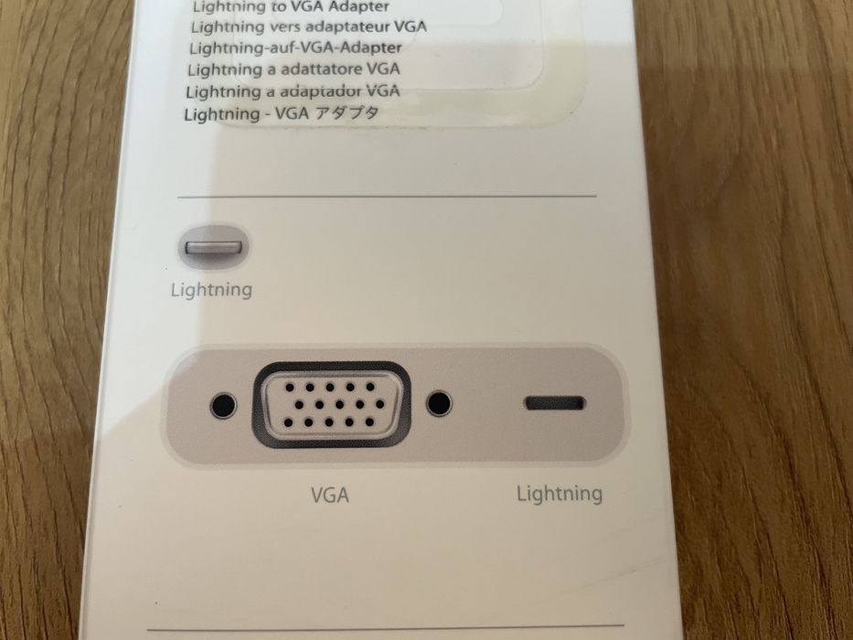 Cablu Apple adaptor lightning - vga