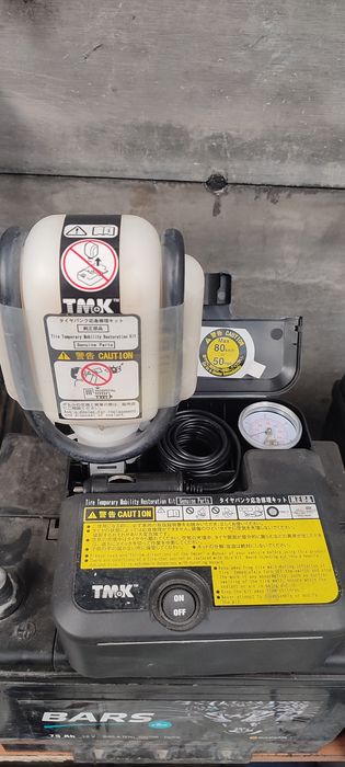 Японский насос для подкачки автошин