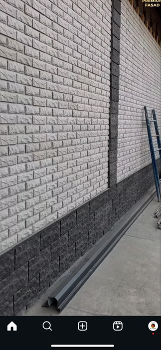 Klinker fasad uchun plitkalar