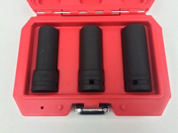 Set tubulare pentru suruburi uzate si prezoane 1/2” 3 piese