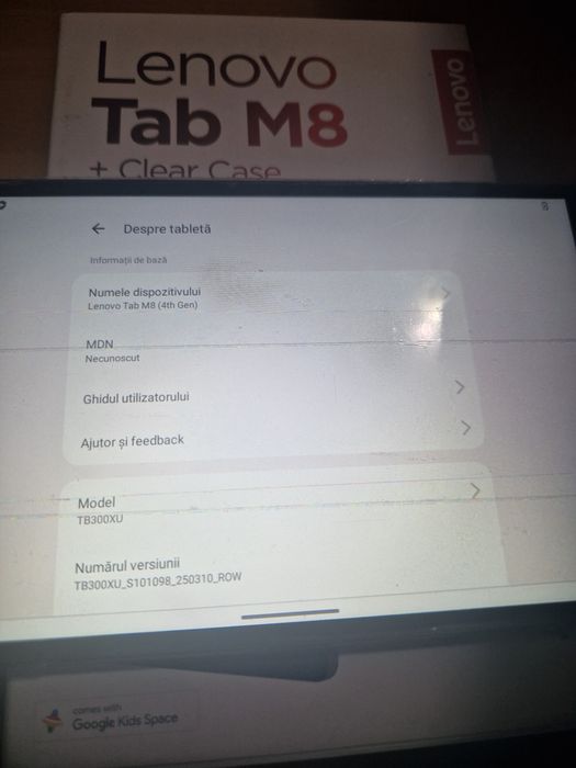 Lenovo tab m8 gen.4 cu husa. Stare impecabila