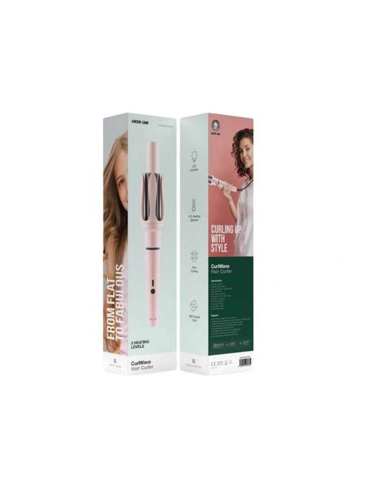 Плойка для локонов, автоматическая, для волос, Green Loin Curlwave