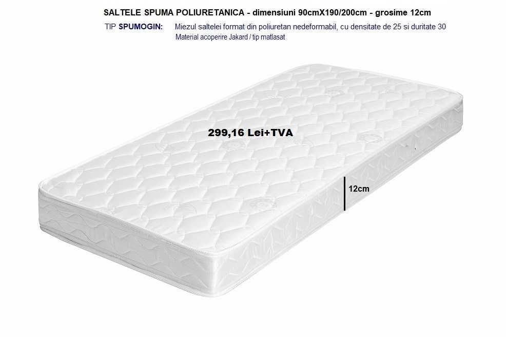 Saltele Spumogin & Ortopedice| Dotare Paturi Metalice| Preț Producător
