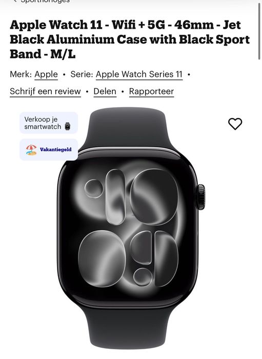 Apple watch 11 wifi 5G 46mm