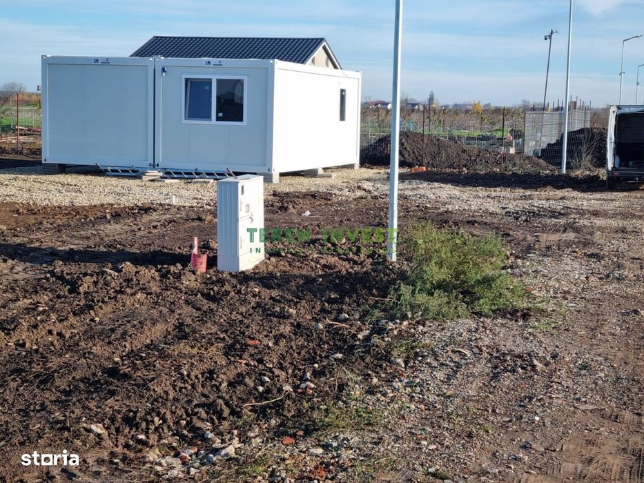 DN4 Popești -Frumușani -  Vânzare teren 500 mp