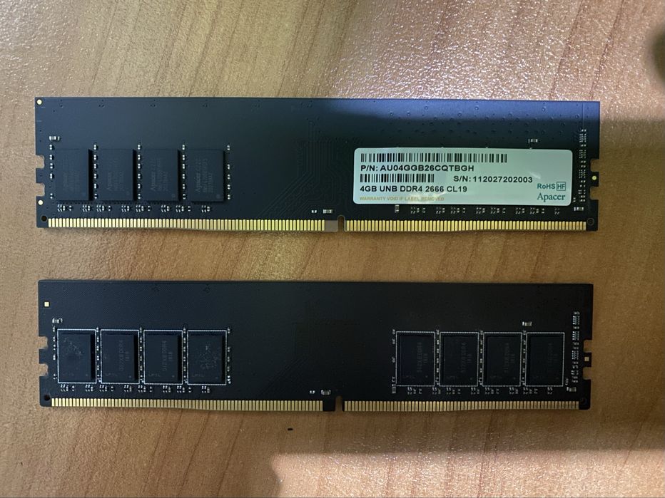 Оперативная память Ddr4 4gb*2 Apacer
