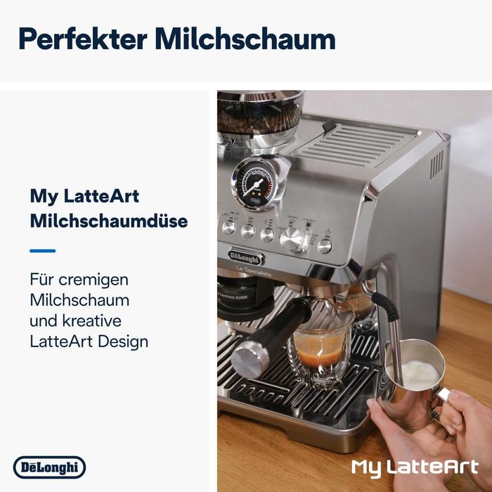 ПРОМО Нова 2г Гаранция Кафемашина Кафеавтомат DeLonghi La Specialista Arte Evo EC9255.T