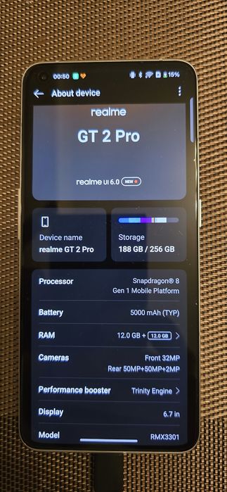 Realme GT 2 Pro in stare exceptionala