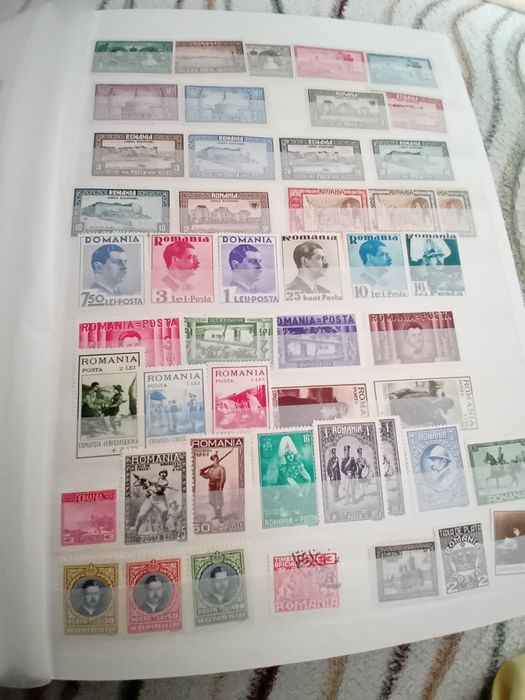 Vand colecție timbre românești perioada 1859-1945