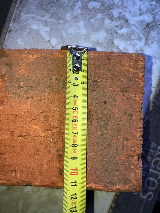 Плътна керамична фасадни тухли единичка ~ 700 No