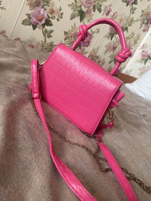 Малка чанта розова