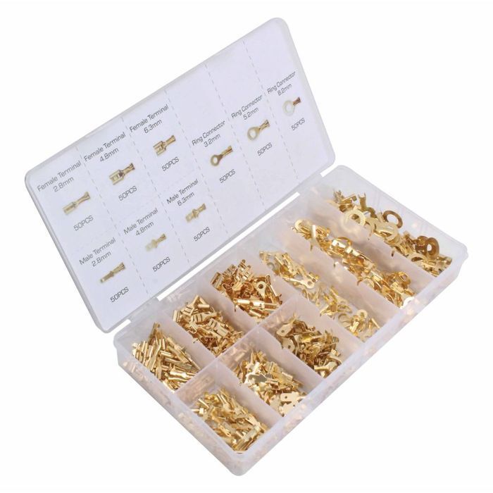 Set conectori cablu auto 450 piese