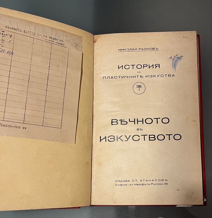 История на изкуството (1931 - 1939) антично издание