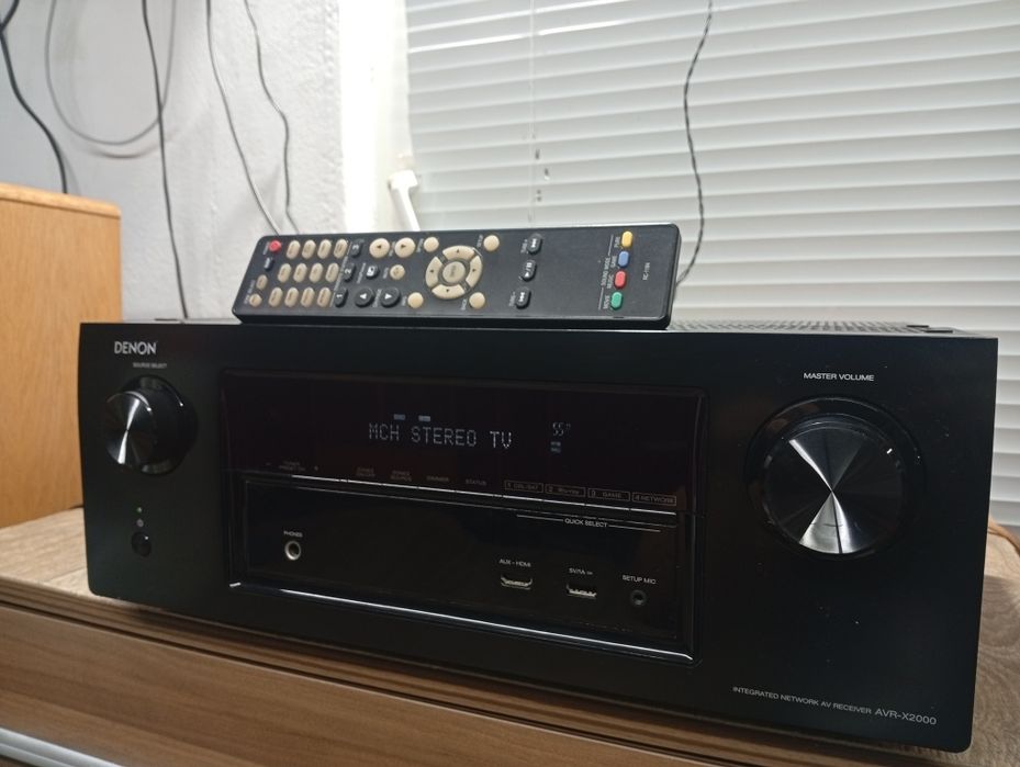 7.1 канален мрежов ресивър DENON AVR-X 2000 4K HDMI