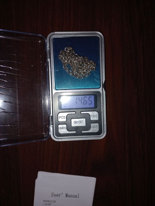 Продам мужская цепь серебро 925