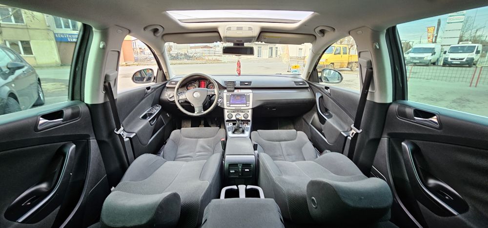 Vw passat 2.0 140 cp xenon senzori parcare trapa mokka brown