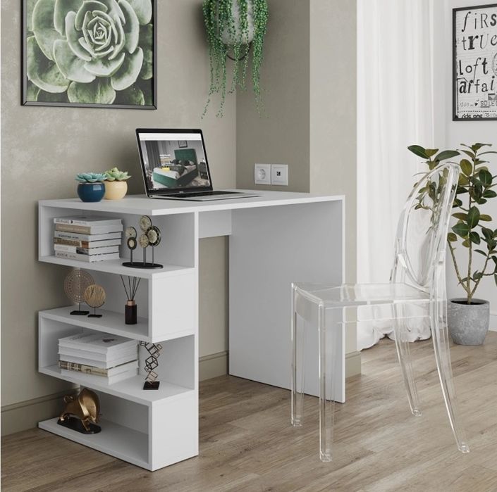 Стол письменный белый