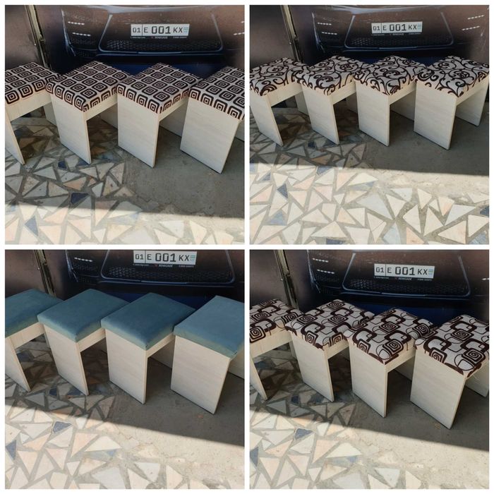 Табуретки с мягким сиденьем от производителя.  По низкой цене