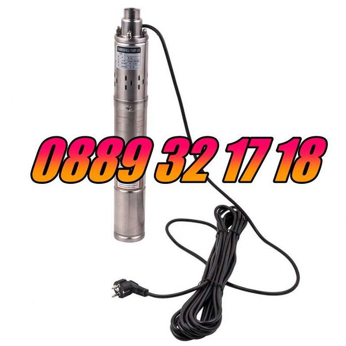 Потопяема сондажна винтова водна помпа 1100W, 3 m3/h, ф 100 и ф 86 мм