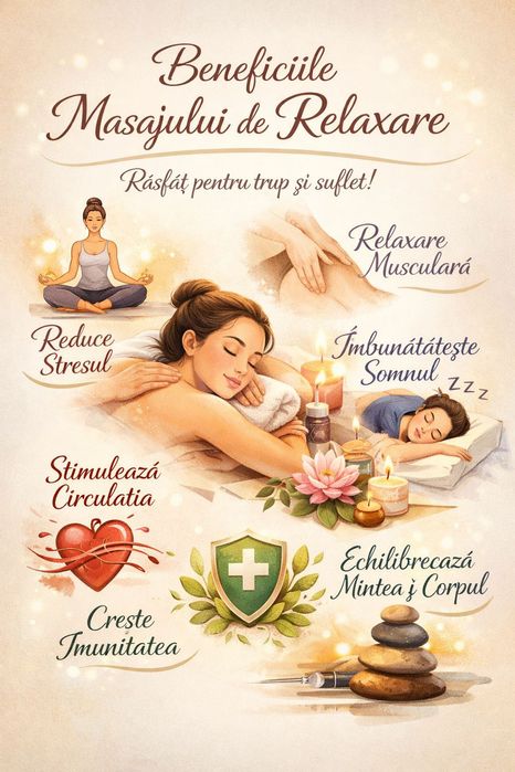 Masaje relaxante si terapeutice
