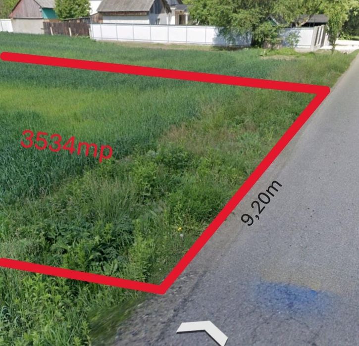 Vând teren 3534mp Calugareni com Adancata