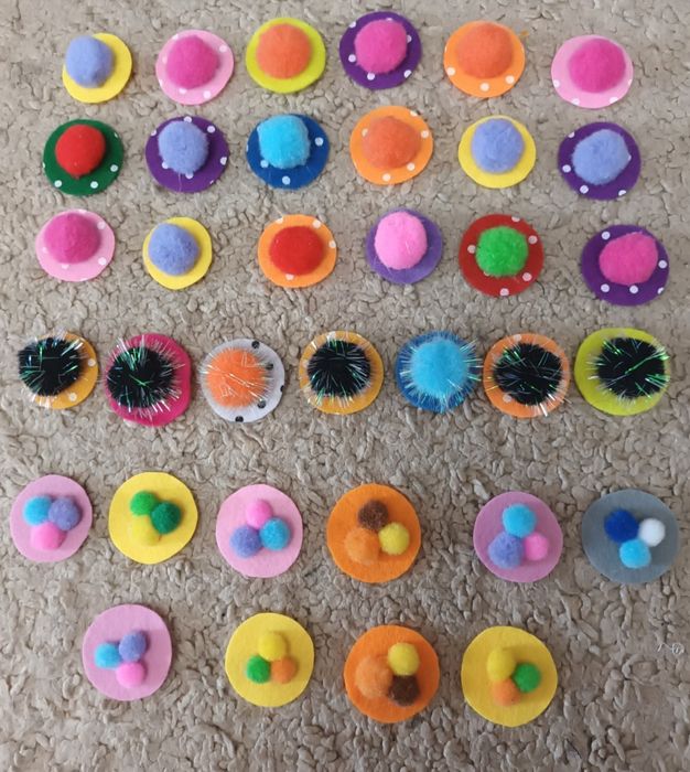 Martisoare lemn, fetru