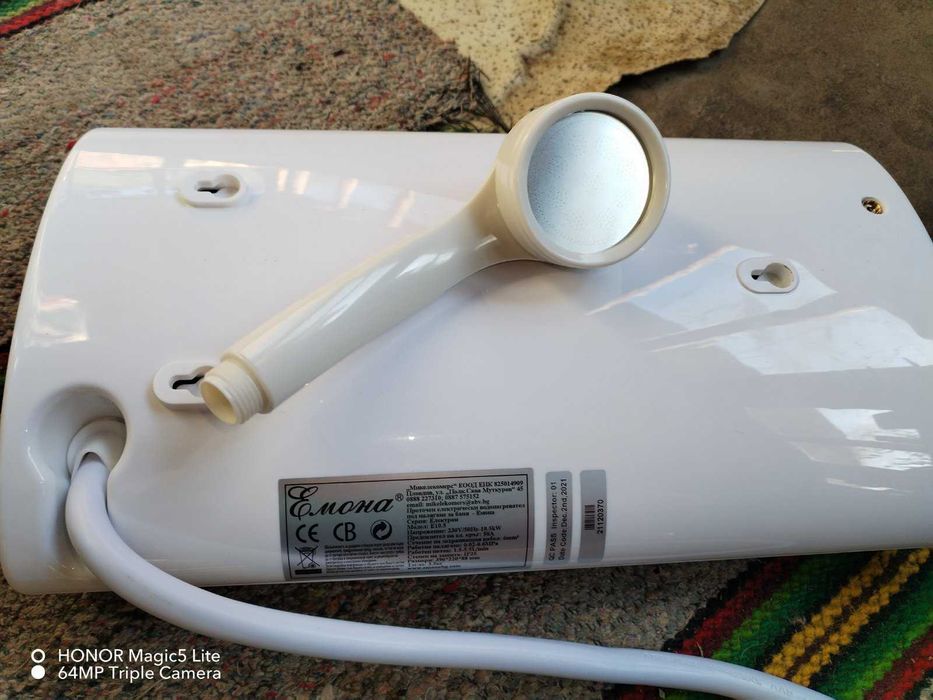 Проточен водонагревател "Електрон " - 10500 W(10,5кW) - над мивка