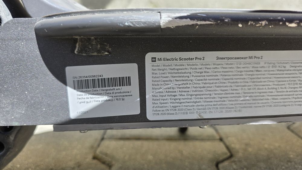 Trotinera electrica MI Pro2 tunning