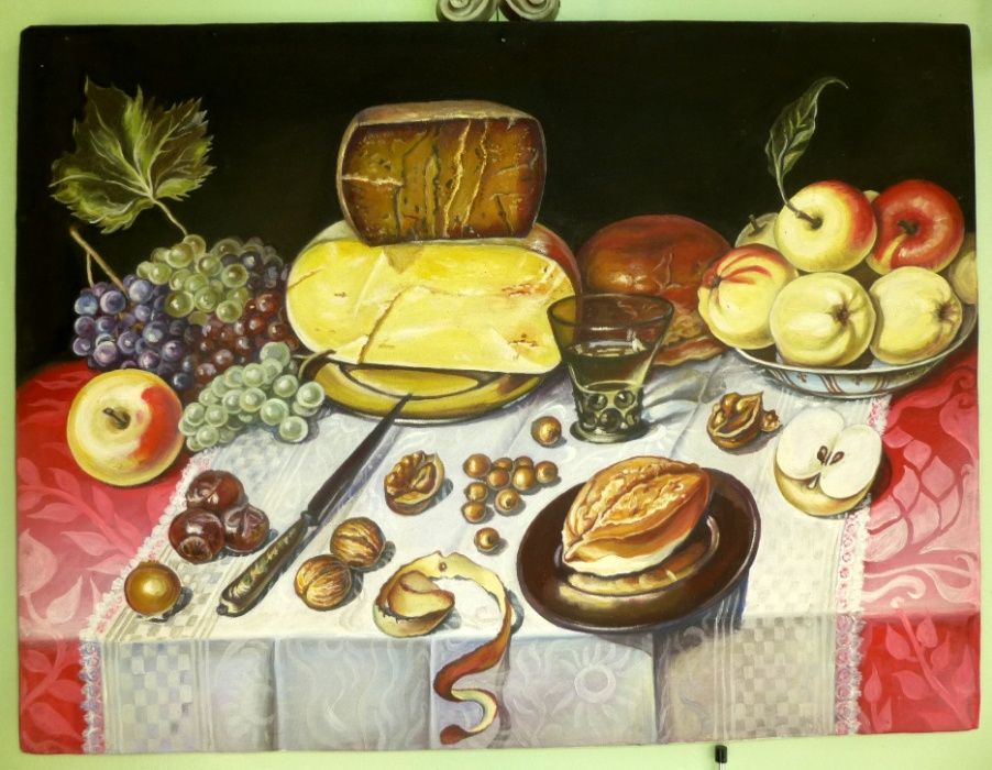 Картина маслом. Stillife by Floris Klis Van Deyk