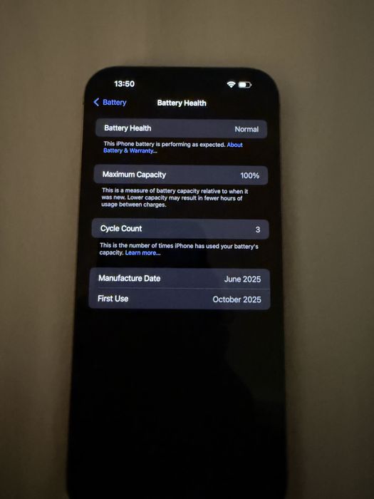 Iphone 16 pro max 512 Nou 3 cicluri pe baterie cu garantie