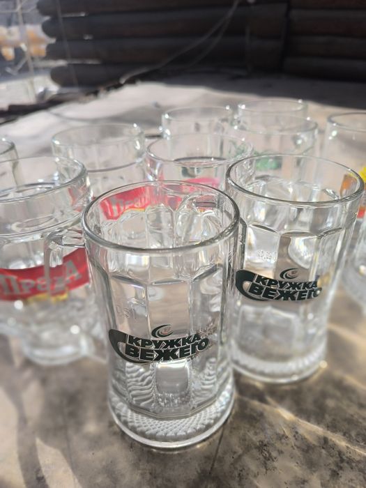 Продам пивные кружки 0.5 б/ у