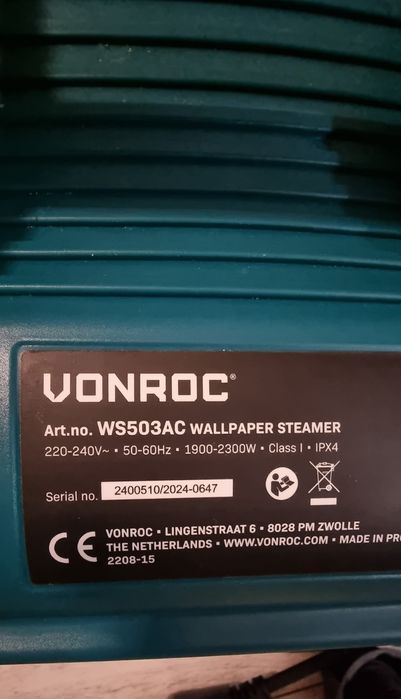 Машина за сваляне на тапети Vonroc