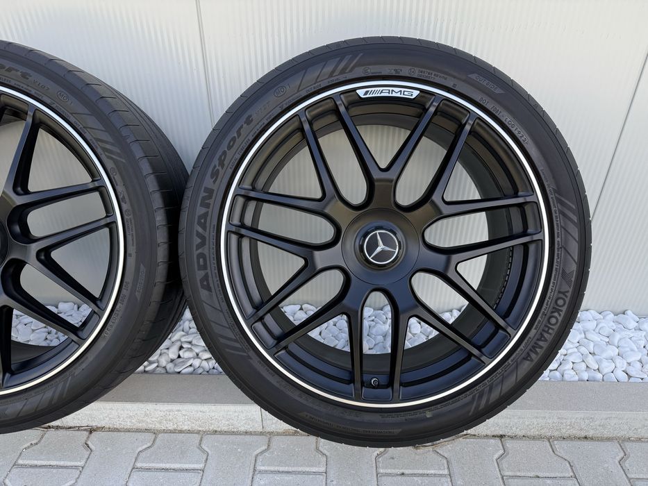 Оригинални джанти Мерцедес ГЛЕ 53 АМГ Mercedes GLE 63 AMG V167 22 цола спорт пакет Brabus пакет 63 AMG GLE 450d фейслифт гуми 285/40R22 325/35R22 bbs