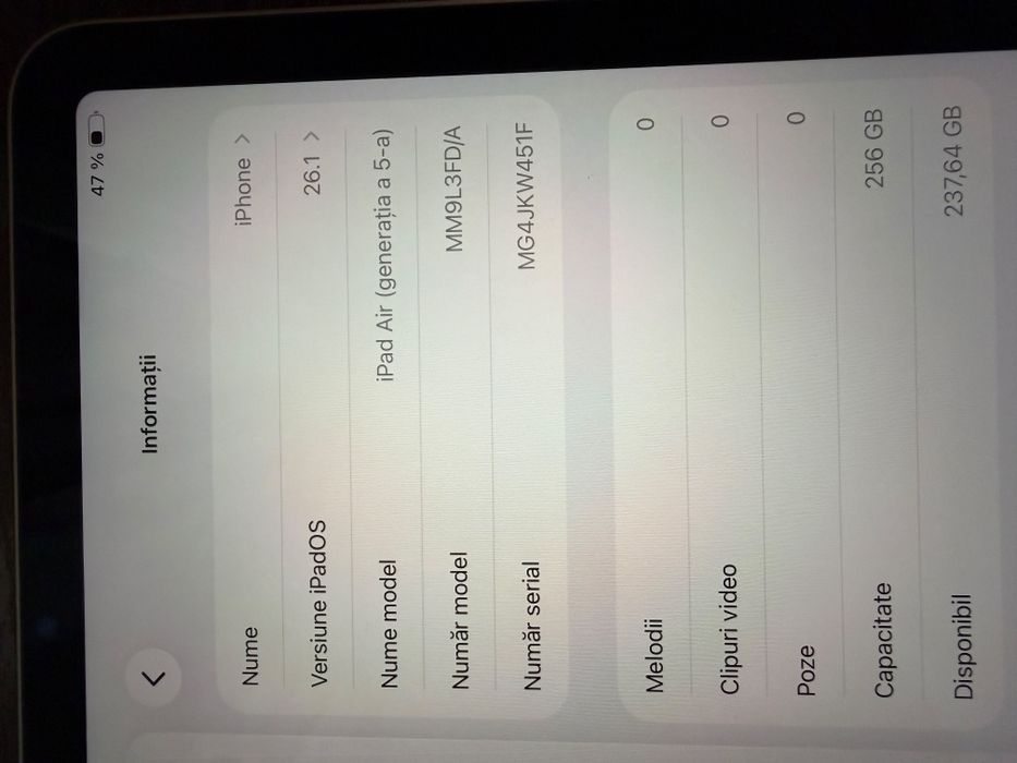 Ipad Air 5 2022 10.9"