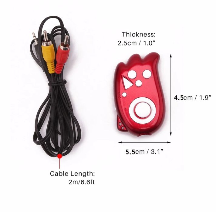 Mini consola cu 89 de jocuri clasice: Mario, Angry Birds, Tetris, etc.