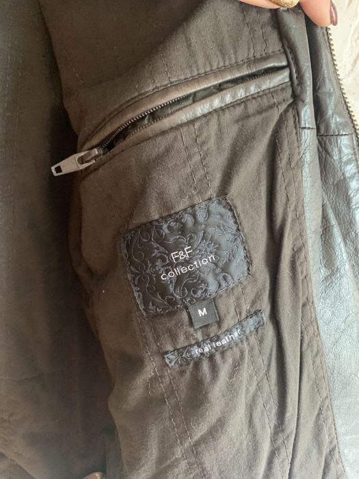 Мъжко кожено яке F&F естествена кожа