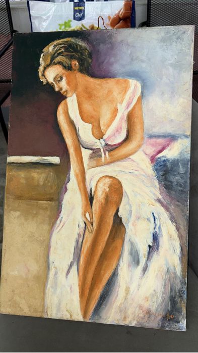 Vand tablou pictat in ulei .Pictura impresionanta a lui Cimpoianu iasi