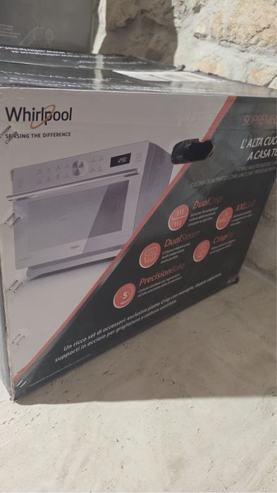 Whirlpool SupremeChef 33L – Cuptor cu microunde premium, Nou, Sigilat