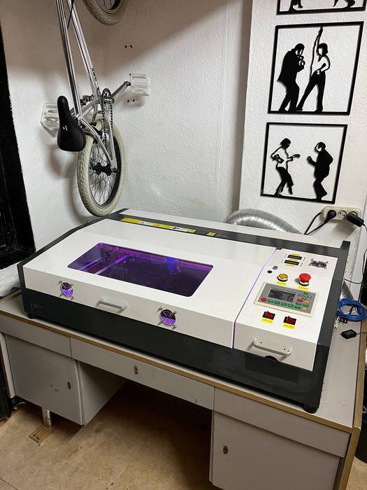 Лазерный станок CO2 Ruida 600x400 Полным комплектом