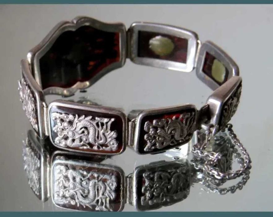 Veche Bratara Argint China Sau Japonia1900