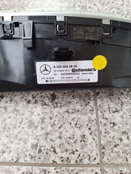 Panou modul butoane comenzi clima mercedes  X253  C253 Glc  A205905480