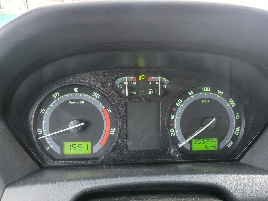 Шкода Фабия на полном ходу