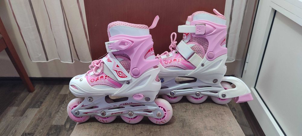 Детски регулируеми ролери LONG FENG с алуминиева конструкция размер 31-34