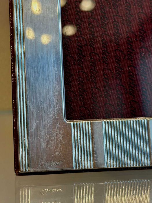 Rama foto Cartier argintată