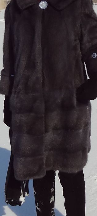 Шуба из норки б/у