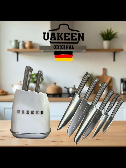 Uakeen pichoq nabori keldi
3 xil rangda
40$