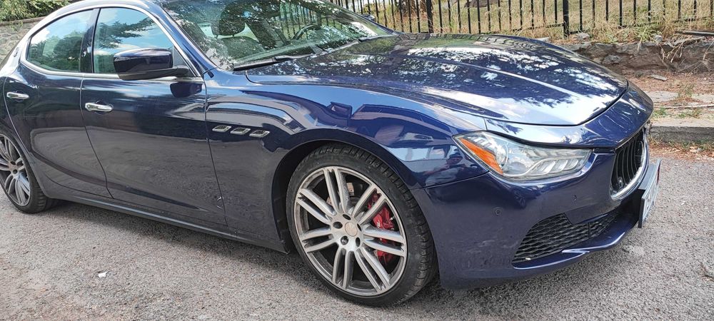 Мазерати Maserati Ghibli 3.0 S Q4 4x4 BI TURBO 410 кс 64000 км РЕАЛНИ