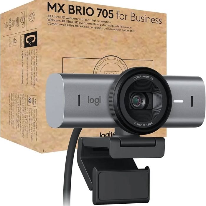 Веб-камера 4K Logitech mx brio 705 (Вебкамера)